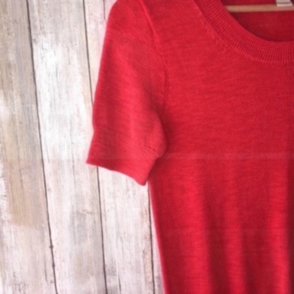 J. Crew Red Sweater Type Blouse - Picture 2 of 4